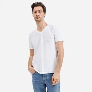 NWOT The Cotton V-Neck in White